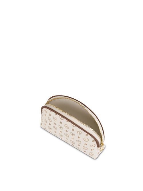 Pouch Heritage Logo Classic Avorio/marrone POLLINI | TE5300PP05Q11/10C